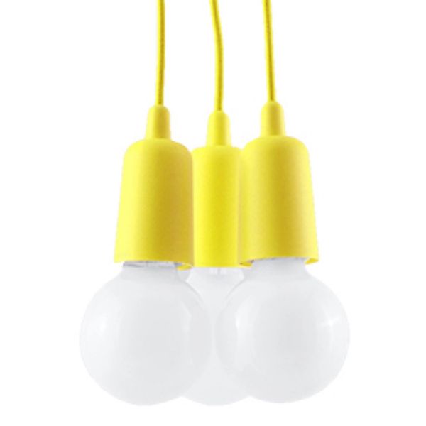 Sollux Lighting Hängeleuchte Diego 3 Grün günstig online kaufen
