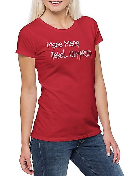Urban Backwoods Print-Shirt Mene Mene Tekel Upharsin Damen T-Shirt West The günstig online kaufen