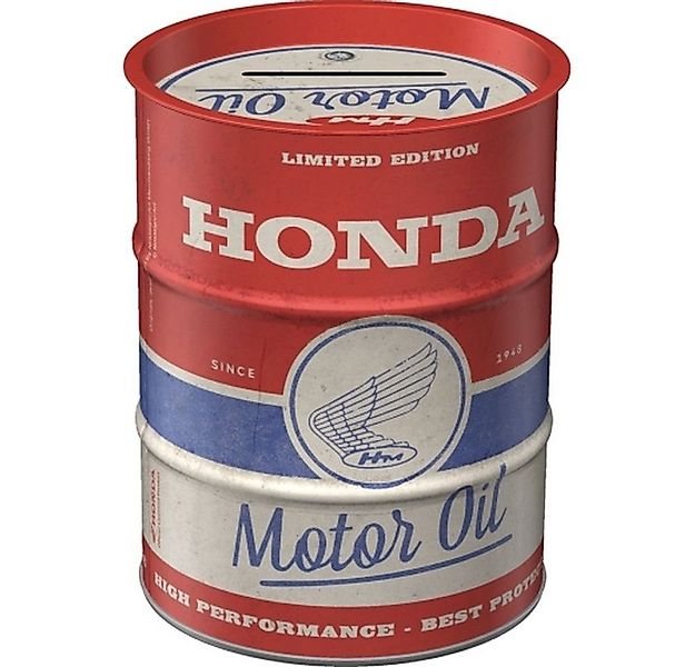 Nostalgic-Art Spardose Spardose Ölfass - Honda MC - Motor Oil günstig online kaufen