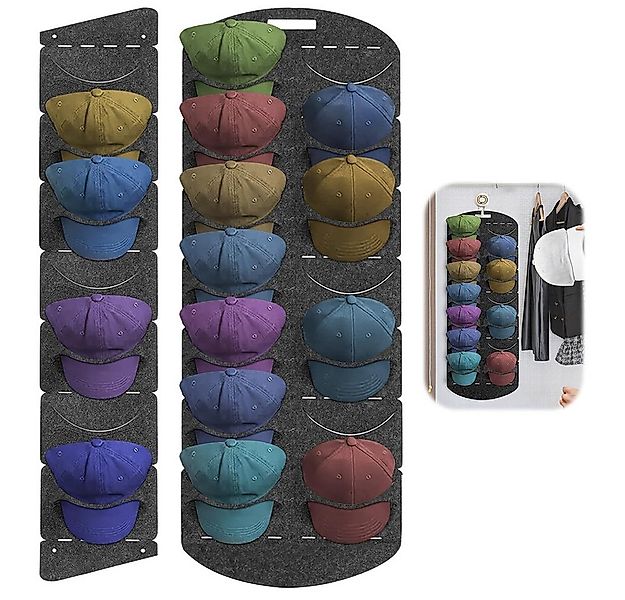 Coonoor Kleiderhaken Baseball Kappen Halterung, Faltbar Cap Halterung Wand günstig online kaufen