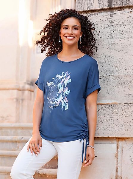 Inspirationen Kurzarmshirt "Rundhals-Shirt" 1 Stk. tlg. günstig online kaufen
