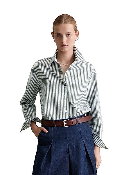 Marc O'Polo DENIM Langarmbluse aus Baumwoll-Dobby günstig online kaufen