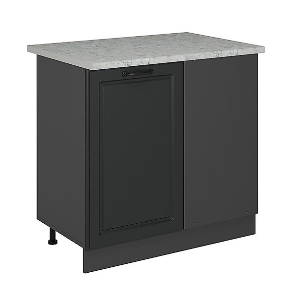 Vicco Eckunterschrank R-Line, Anthrazit Landhaus/Anthrazit, 86 günstig online kaufen
