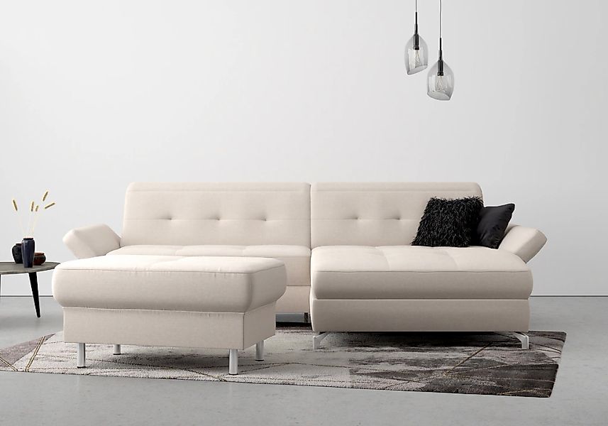 Home affaire Polsterhocker "Maredo" Federkern-Polsterung, passend zur "Mare günstig online kaufen