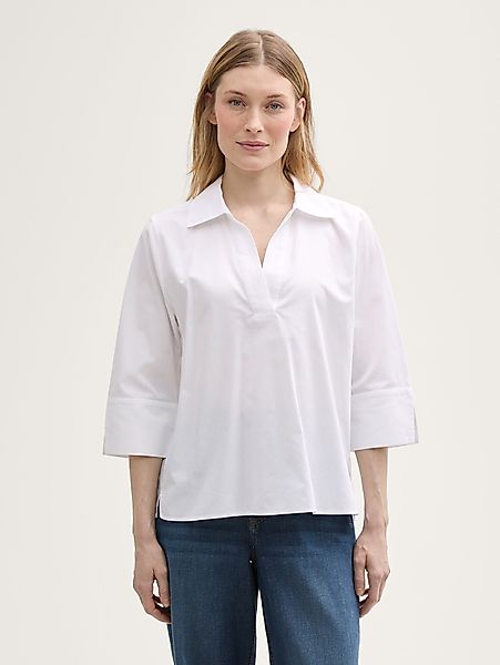TOM TAILOR Langarmbluse Loose Fit Bluse günstig online kaufen