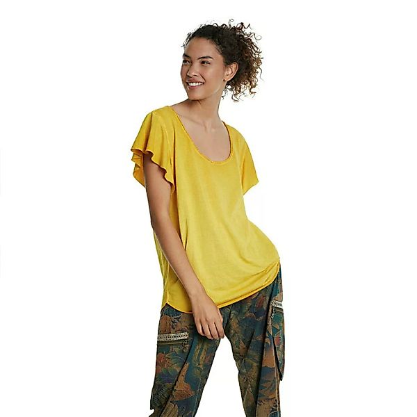 Desigual Madrid Kurzärmeliges T-shirt S Bombay Yellow günstig online kaufen