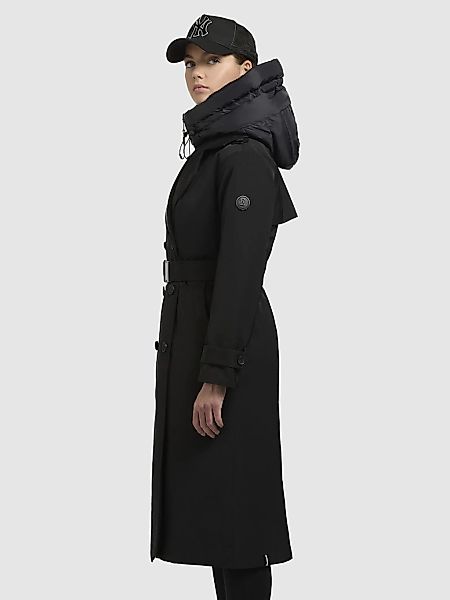 khujo Trenchcoat "Elena-YM", Warmer Wintermantel mit doppelter Knopfleiste günstig online kaufen