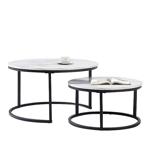 REDOM Couchtisch 2-teiliges Couchtisch-Set (elegantem Design, günstig online kaufen