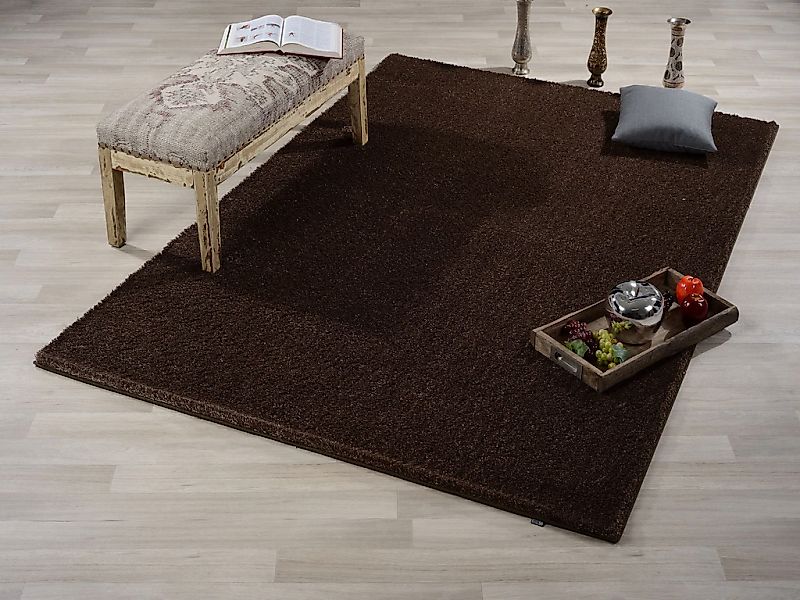 GALLERY M branded by Musterring Hochflor-Teppich "Solo" rechteckig 30 Höhe günstig online kaufen