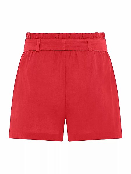 LASCANA Shorts, (mit Bindegürtel), im Paperbag-Stil, Leinenmix, Schlupfhose günstig online kaufen