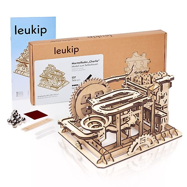 Leukip 3D-Puzzle Murmelbahn Holz Charlie - günstig online kaufen