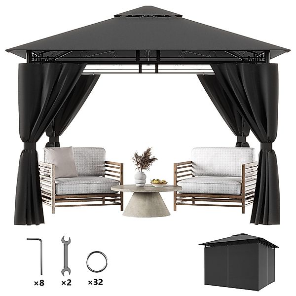 HOMALL Pavillon Gazebo Zelt 3*3/3*4 wetterfestes günstig online kaufen