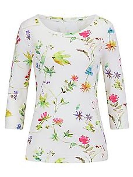 Rundhals-Shirt 3/4-Arm Efixelle weiss günstig online kaufen