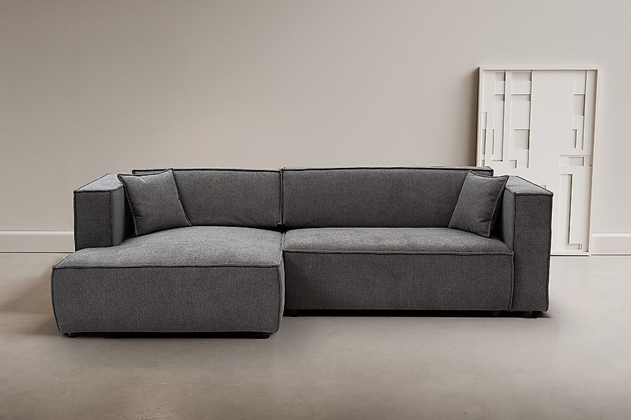 WERK2 Ecksofa Atlanta, moderne Designsprache, Stellmaße günstig online kaufen