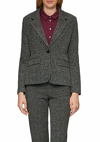 s.Oliver BLACK LABEL Kurzblazer mit Stretch und 1-Knopf-Verschluss günstig online kaufen