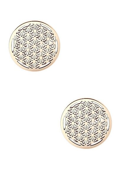 Hey Happiness Paar Ohrstecker Blume des Lebens, wasserfest, Edelstahl Damen günstig online kaufen