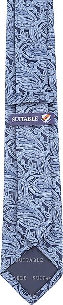 Suitable Krawatte Seide Paisley Navy - günstig online kaufen