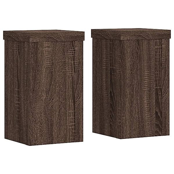vidaXL Blumenständer Pflanzenständer 2 Stk. Braun günstig online kaufen