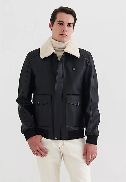 Pierre Cardin Outdoorjacke, aus Kunstleder günstig online kaufen