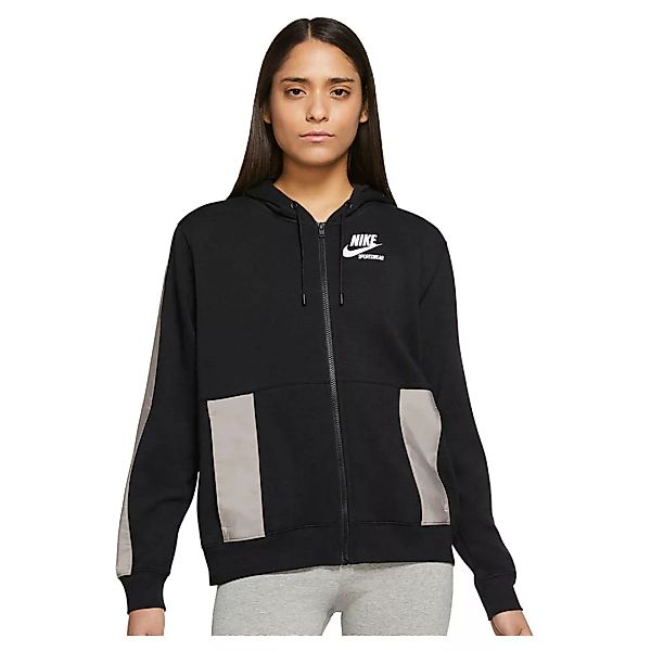 Nike Sportswear Heritage Fleece Sweatshirt Mit Reißverschluss XL Black / Mo günstig online kaufen