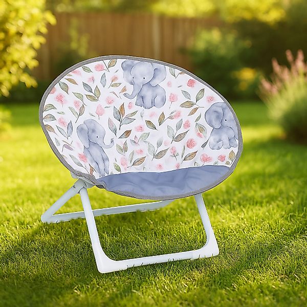 relaxdays Campingstuhl Faltbarer Moonchair für Kinder, günstig online kaufen
