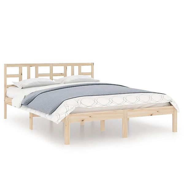 Vidaxl Massivholzbett 120x190 Cm 4ft Small Double günstig online kaufen