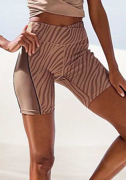 LASCANA ACTIVE Shorts Sportshorts mit dezentem Zebramuster günstig online kaufen