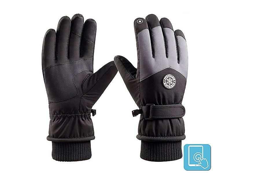 Sunicol Skihandschuhe Wasserdichte Touchscreen Winterhandschuhe Warm Thermo günstig online kaufen