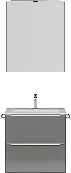 nobilia® Badmöbel-Set »Levere« vormontiert, mit Soft-Close, 2 Stk. tlg. günstig online kaufen