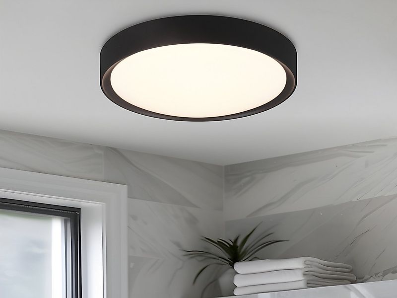 TRIO Leuchten LED Deckenleuchte, LED fest integriert, Warmweiß, Flache Bade günstig online kaufen