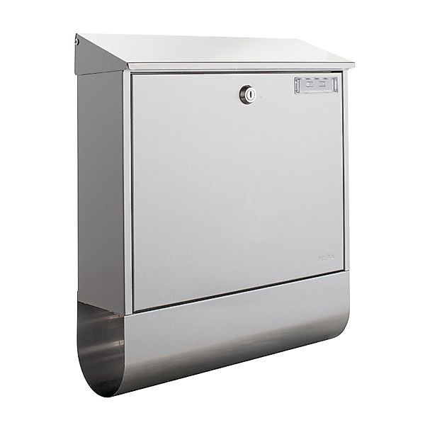 MEFA Briefkasten Trend 3 Edelstahl 42,3 cm x 36,8 cm x 11,3 cm günstig online kaufen