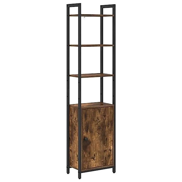 vidaXL Bücherregal Geräucherte Eiche 40 x 24 x 161 cm Holzwerkstoff 883852 günstig online kaufen