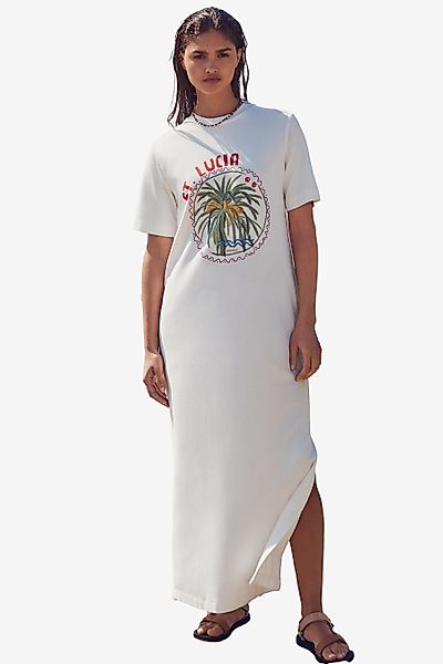 Next Maxikleid Schweres Maxi-T-Shirt-Kleid mit Flügelärmeln (1-tlg) günstig online kaufen
