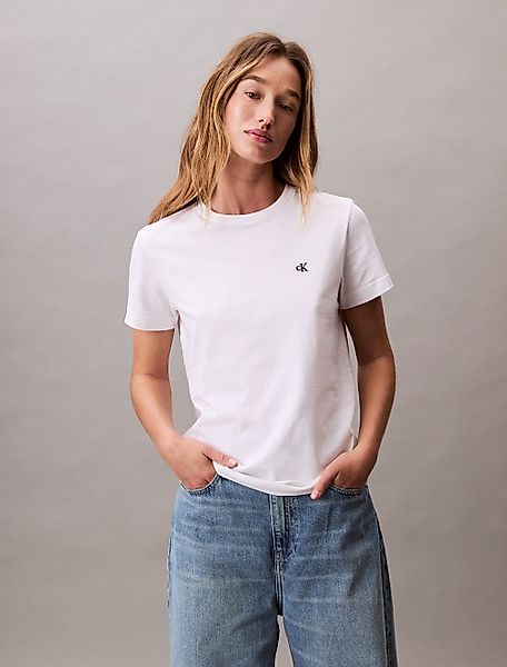 Calvin Klein Jeans T-Shirt Mit Rundhalsausschnitt günstig online kaufen