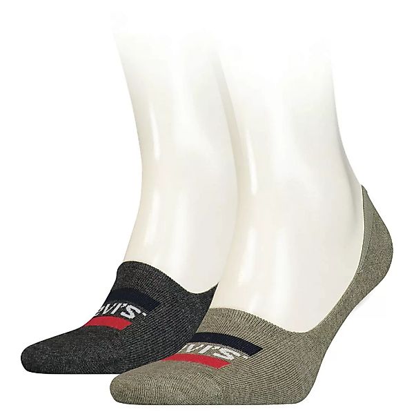 Levi´s ® Low Rise Sportswear Logo Socken 2 Paare EU 43-46 Dark Green Combo günstig online kaufen