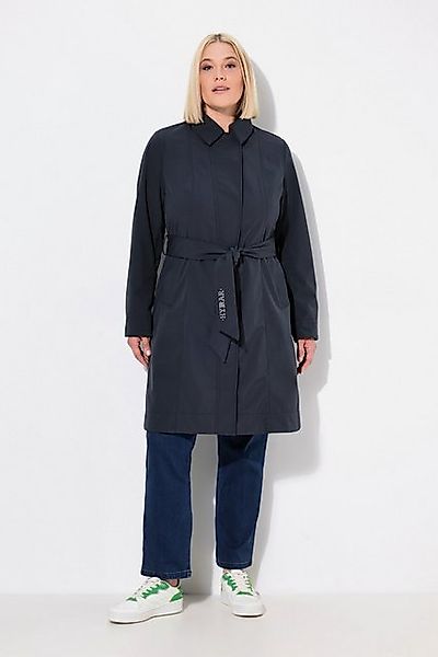 Ulla Popken Wintermantel HYPRAR Softshell-Trenchcoat wasserabweisend Gürtel günstig online kaufen