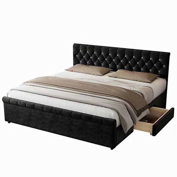 BlingBin Polsterbett Doppelbett Jugendzimmer 180 x 200 cm (1er Set, 1-tlg., günstig online kaufen