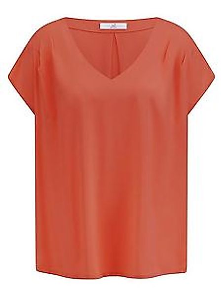 Bluse V-Ausschnitt Emilia Lay orange günstig online kaufen
