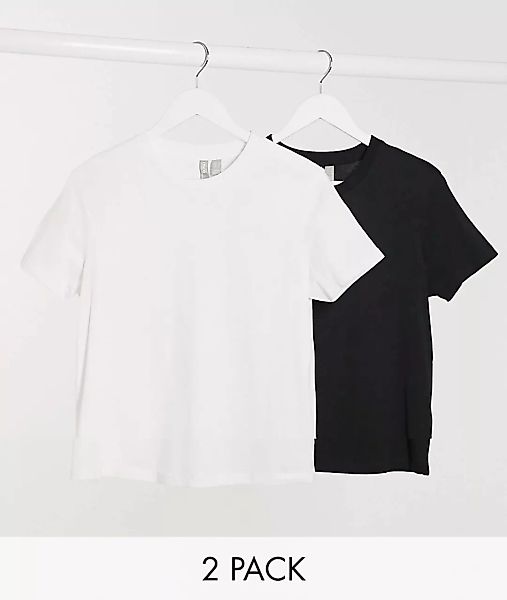 ASOS DESIGN – Ultimate – T-Shirt aus Bio-Baumwolle mit Rundhalsausschnitt i günstig online kaufen