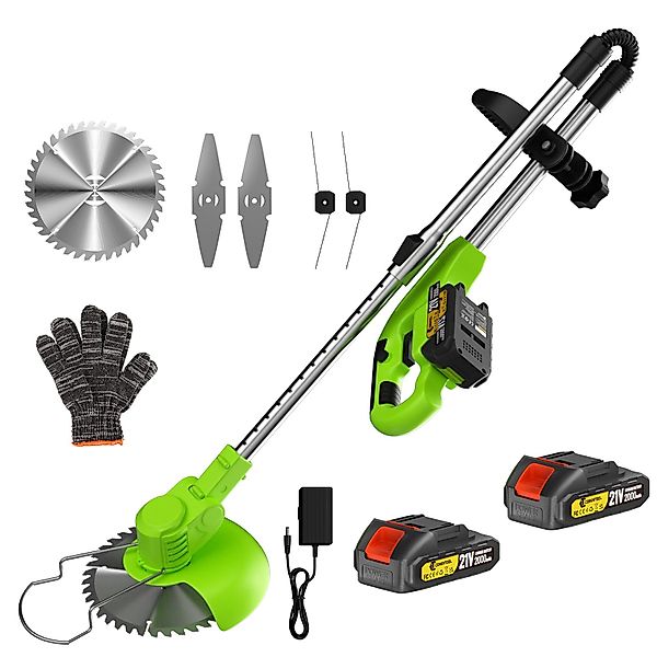 CONENTOOL Akku-Rasentrimmer 21V Rasentrimmer mit Akku günstig online kaufen