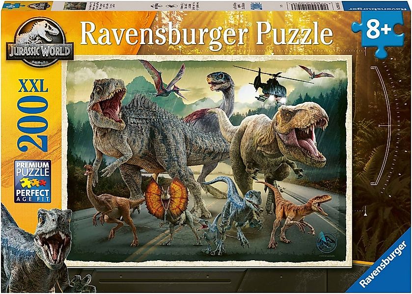 Ravensburger Puzzle Jurassic World, 200 Puzzleteile, Made in Germany günstig online kaufen