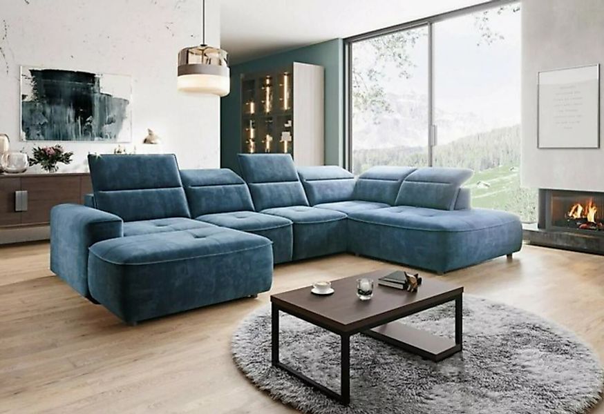 JVmoebel Ecksofa U-Form Couch Wohnlandschaft Ecksofa Sofa Couch Modern, Mad günstig online kaufen