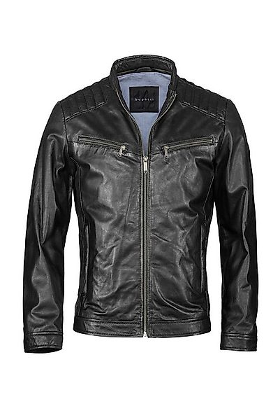 bugatti Lederjacke BURAFAEL (1-St) mit Reißverschlusstaschen günstig online kaufen