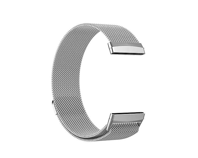 Wigento Smartwatch-Armband Für Fitbit Versa 4 + 3 / Sense 1+ 2 Magnet Metal günstig online kaufen