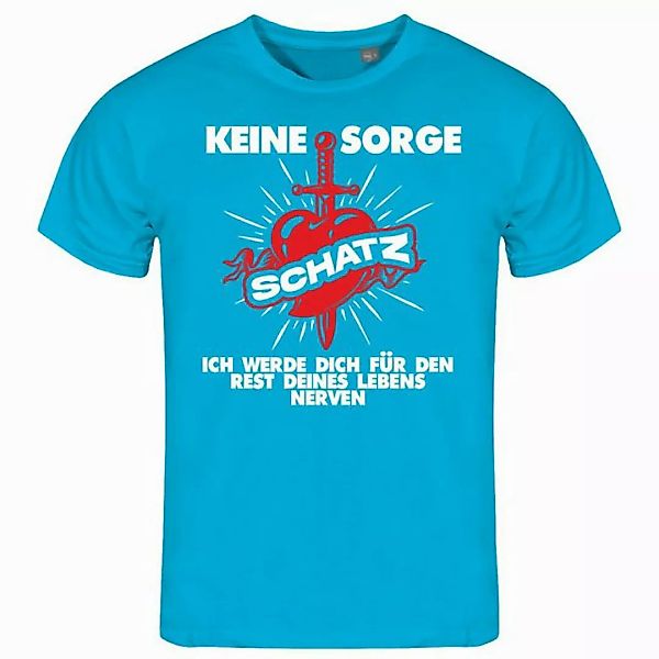 deinshirt Print-Shirt Herren T-Shirt Keine Sorge Schatz Funshirt mit Motiv günstig online kaufen