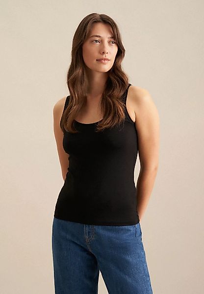 seidensticker Shirttop, Ohne Arm Rundhals Uni günstig online kaufen