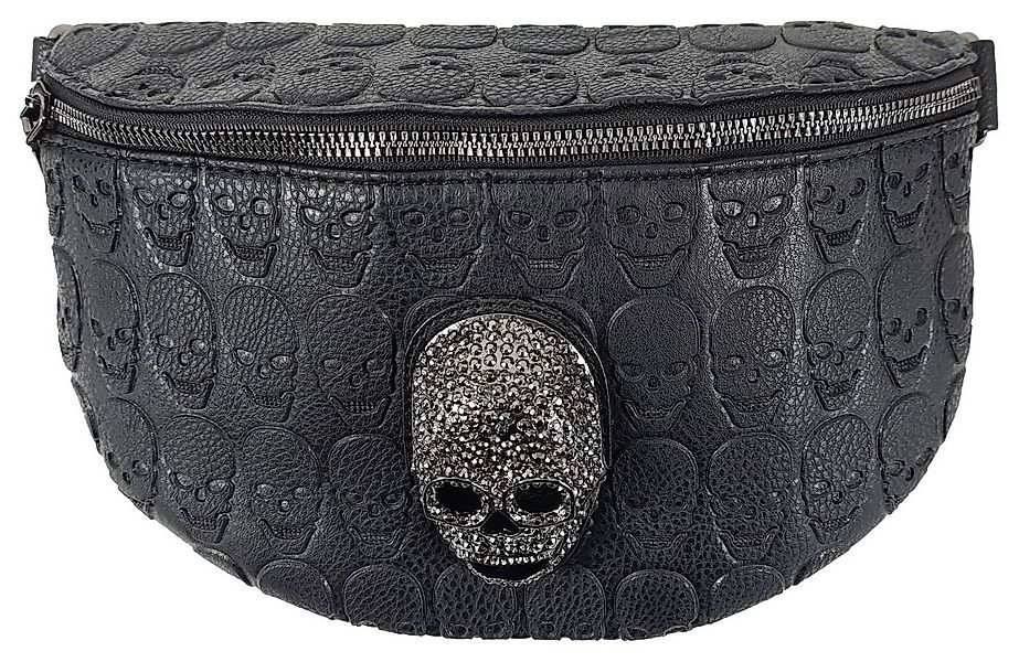 Einkaufszauber Bauchtasche Gürteltasche Bauchtasche Skull Totenkopf 3D günstig online kaufen