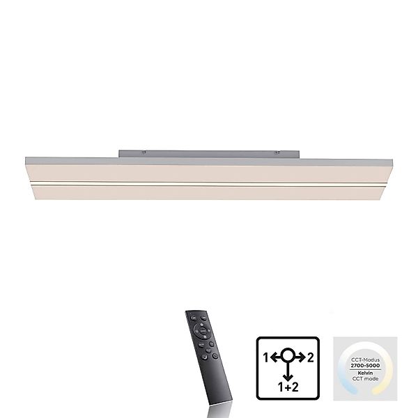 JUST LIGHT LED Deckenleuchte »EDGING«, 2 flammig, Leuchtmittel LED-Board-LE günstig online kaufen
