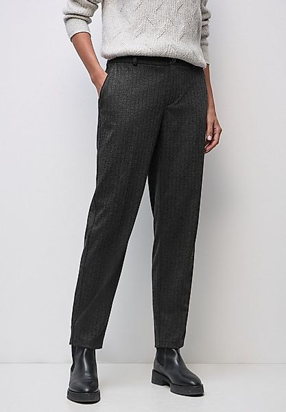 STREET ONE Chinohose mit Fischgratmuster günstig online kaufen