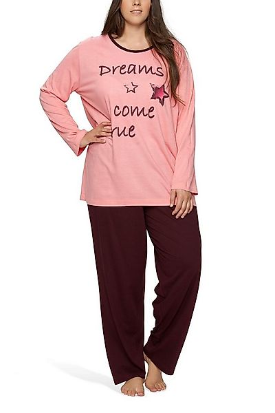 Moonline Pyjama Pyjama in großen Größen (Übergröße XL - 4XL) aus 100% Baumw günstig online kaufen